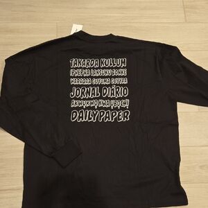 Daily Paper Graphic Black Long Sleeve Tee